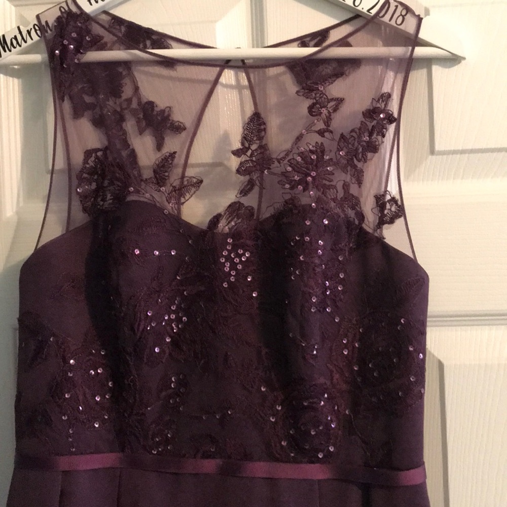 Purple Bridesmaid Dress
